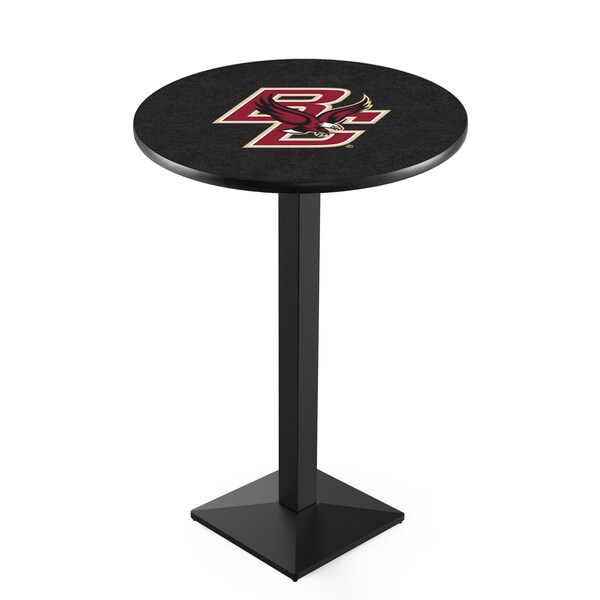 36" Blk Wrinkle Boston College Pub Table